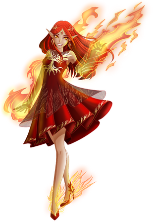 Heaven Sky &quot;The Phoenix Sorceress&quot;